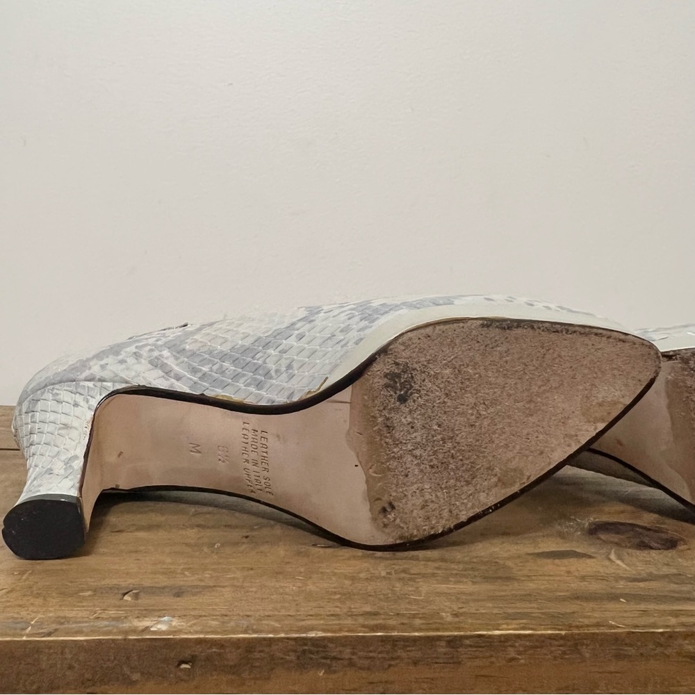 Vintage d’Rossana by Charna Cadi Leather Snakeskin Pumps - Picture 7 of 9